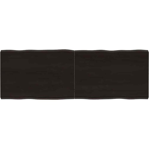 Stolna ploča tamnosmeđa 140x50x(2-4) cm obrađena hrastovina Cene