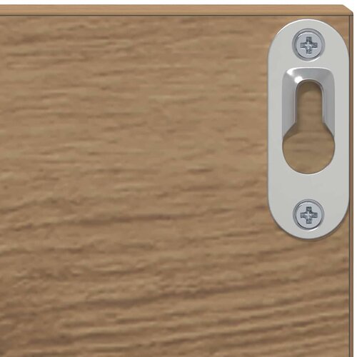 Polica na zidu Zidne 2 pcs Umjetnički hrast 80 x 11,5 x 18 cm Slike
