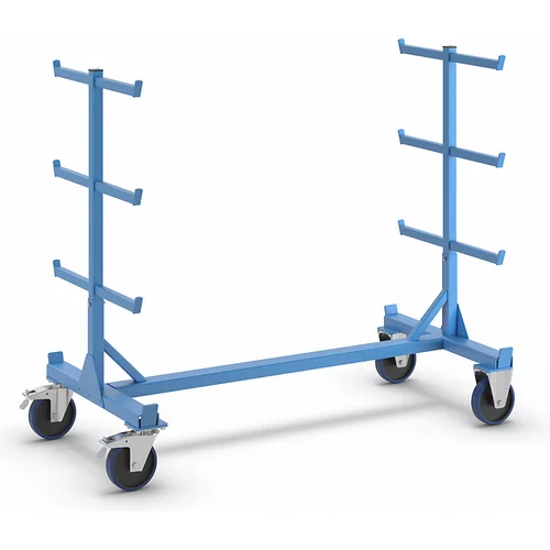 eurokraft pro Konzolni voziček, dvostransko, nosilnost 700 kg