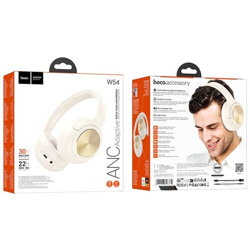 hoco. W54 Young Headset with ANC In-ear Wireless Bluetooth Milk Cijene