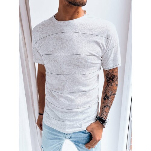 DStreet Men's T-shirt with light grey print Cene