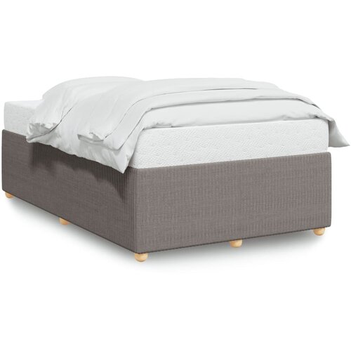 Maison Chic Posteljni okvir - Dvoposteljna postelja - Zakonska postelja brez vzmetnice taupe 120x190 cm blago-J12582, (21766349) Slike