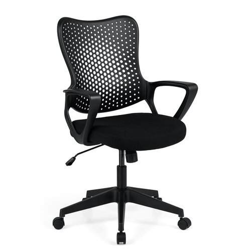 Costway Ergonomski pisarni&scaron;ki stol z mrežastim naslonjalom Črn stol, (5000357916) Cene