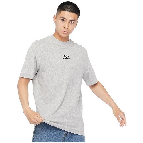 Umbro Diamond Small Logo Tee Siva Slike