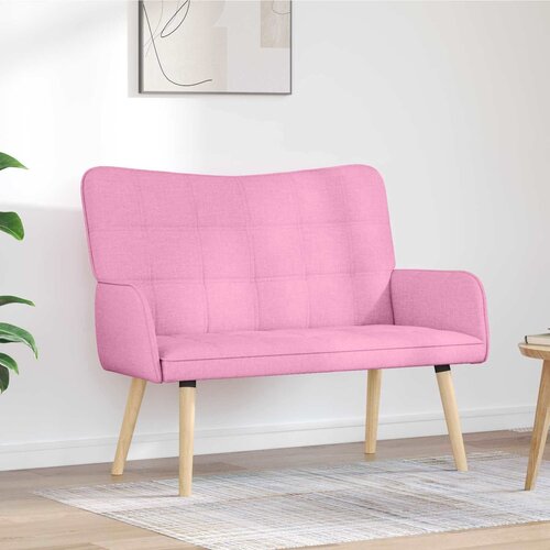  Kauč za dvoje Ružičasta 115 x 61 x 87 cm tkanina Cijene