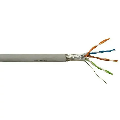  Mrežni kabel CAT5 (25 m, sive barve, do 1 GBit/s)