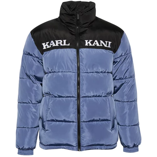 Karl Kani Prehodna jakna 'Essential' golobje modra / črna / bela