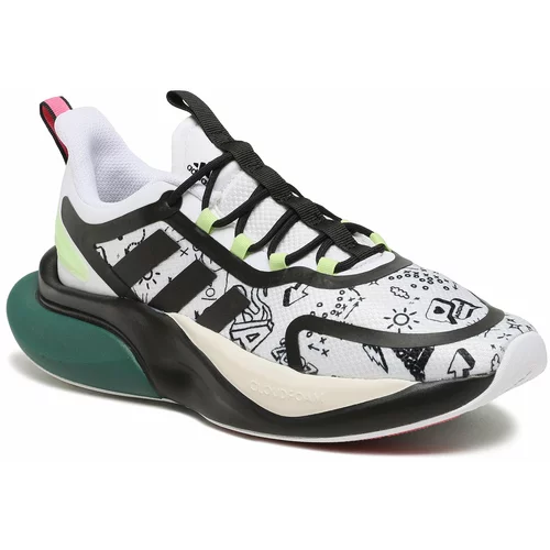 Adidas Čevlji Alphabounce+ Shoes IG0170 Ftwwht/Cblack/Cgreen