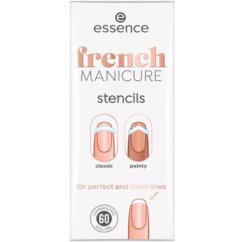 Essence Dodatki za nego nohtov Schablonen für French Manicure Cene