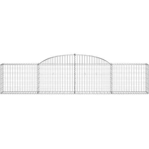  Gabionska ko&amp;scaron;ara s lukom 300 x 30 x 60/80 cm pocinčano željezo Slike