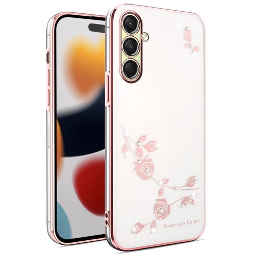  KADEM maska za Samsung Galaxy S26 Flower Rhinestone - Rose Gold Cijene