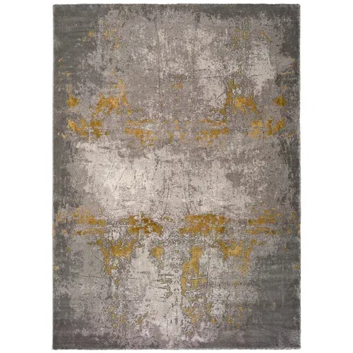 Universal sivi tepih Mesina Mustard, 160 x 230 cm