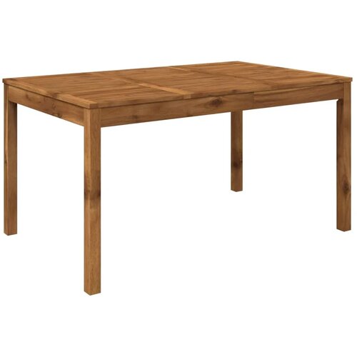  Stol za večeru u vrtu Prirodna 147 x 88 5 x 75 cm - Prirodna 147 x 88 5 x 75 cm Slike