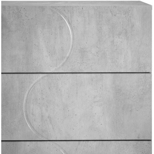  Komoda Betonska siva 70 x 38 x 75 cm Konstruirano drvo Slike
