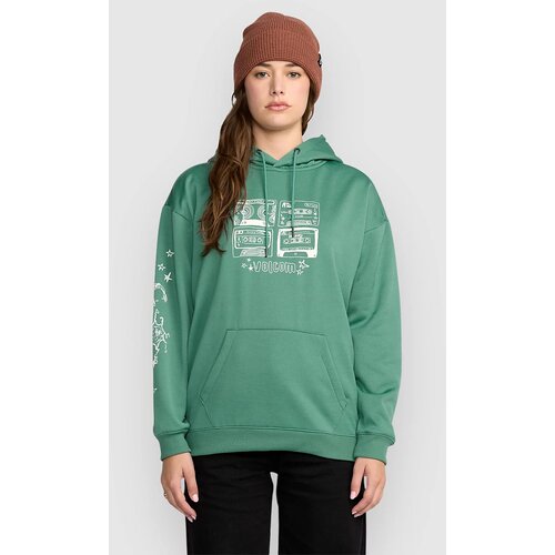 Volcom Essential Hydro Pulover s kapuco spruce green Cene