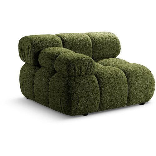 Micadoni Zelen modul za sedežno garnituro iz tkanine boucl&amp;eacute; (levi kot) Bellis &amp;ndash; Home Slike