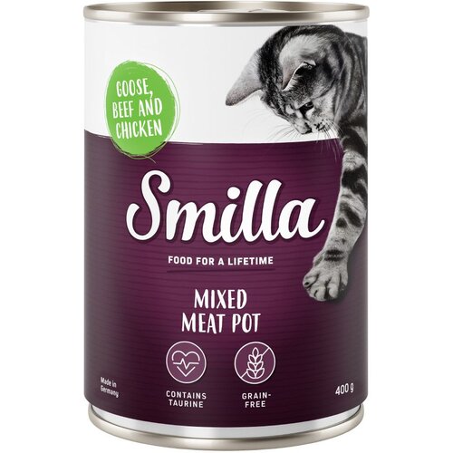Smilla Varčno pakiranje multimesni lonček 24 x 400 g - Gos, govedina in piščanec Cene