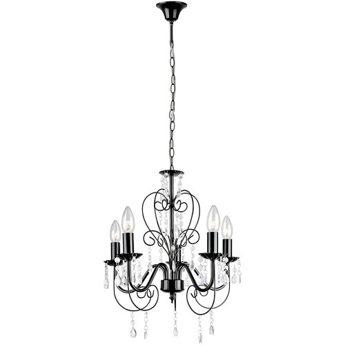 Toolight Elegantni Luster EBT010-5CP BLACK Slike