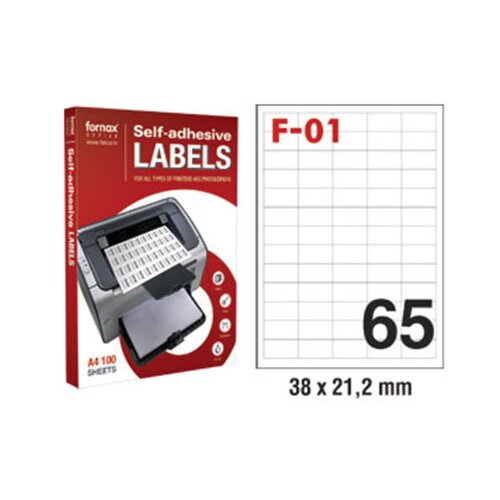  NALJEPNICA 38x21,2 FORNAX F-01 ,100/1 Cijene