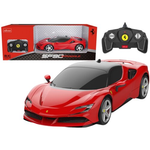 Rastar automobil na daljinsko upravljanje Ferrari SF90 Stradale, 1:18, crveni Cene