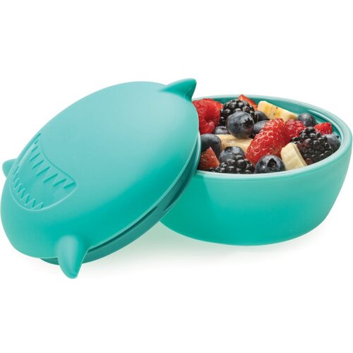 Melii Silicone Bowl with Lid &amp;scaron;katla za malico Shark 350 ml Slike