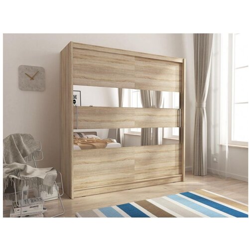 Molarem Home Garderobni ormar MAJA II 180 sonoma Slike