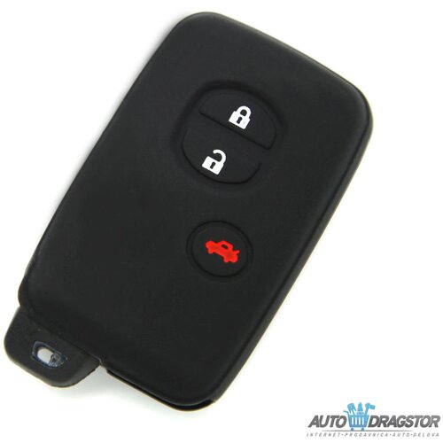 888 Car Accessories silikonska navlaka za ključeve crna toyota APT1015.04.B Slike