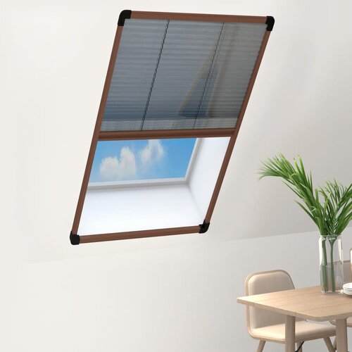  Zaslon protiv insekata za prozore aluminijski smeđi 80 x 160 cm Cijene