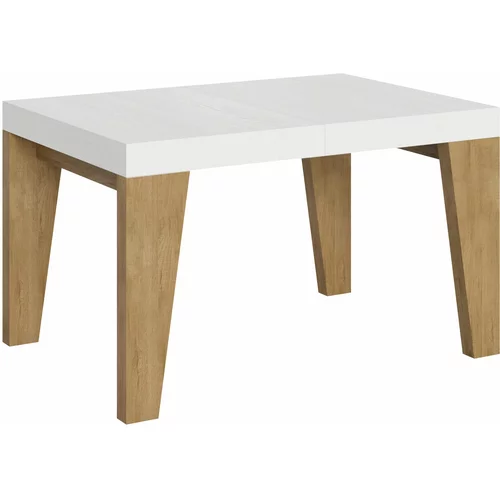 Itamoby   Naxy Mix (90x130/234 cm) - bela, barva nog: hrast - raztegljiva jedilna miza, (20842514)
