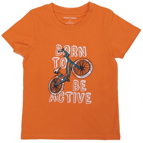 Lucky Kiddo majica KR LK-KBT SS 1_23 K 017447 F oranžna 92 Cene