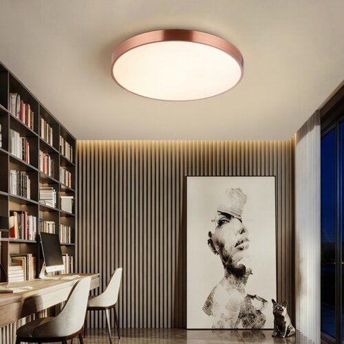  Immax NEO 07322L-LED prigu&amp;scaron;iva stropna svetiljka NEO LITE SEMPLICI 60W/230V pr.60cm bakarna+daljinski upravljač Slike