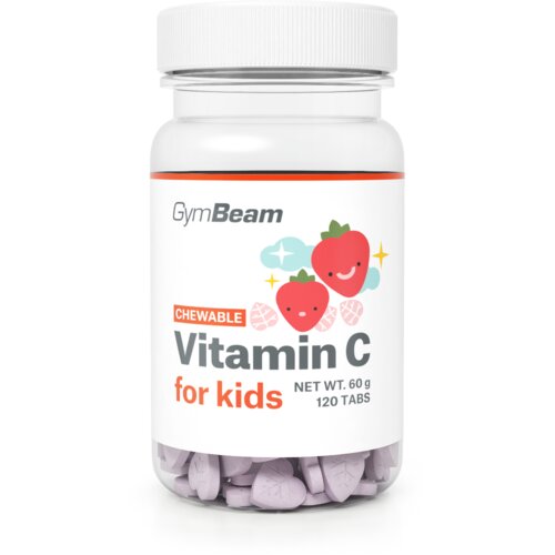 GymBeam chewable vitamin c for kids 120 tablete  jagoda Cene