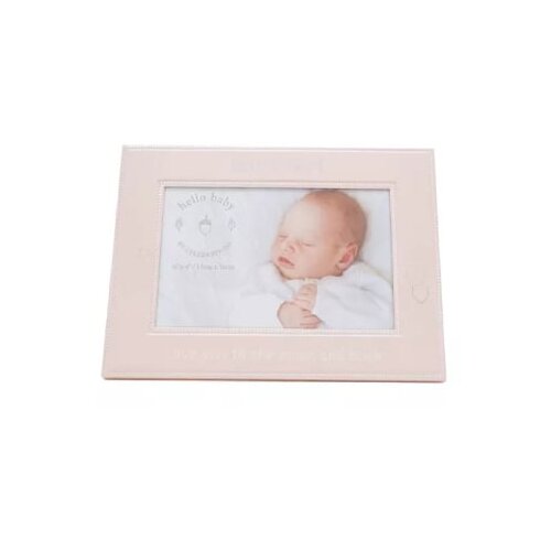 Widdop &amp;amp; Co. Hello Baby - Foto ram - Hello Baby, Pink, Cream, 10x15 cm Slike
