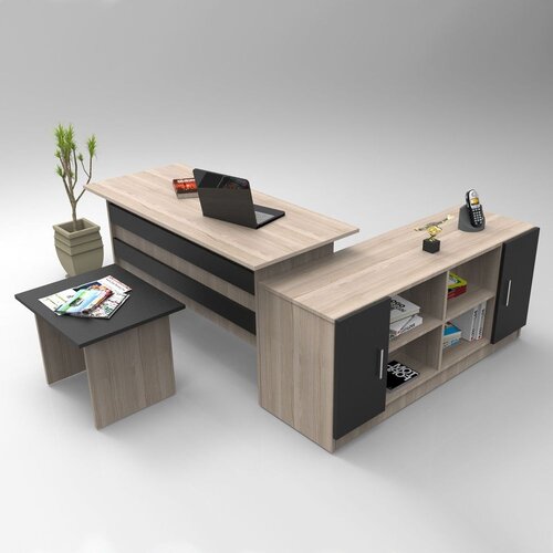 Hanah home Kancelarijski set Hrast-Crni Cene