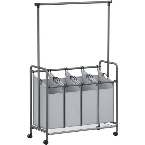 Songmics Košara za perilo s 4 predelki RLS44GS Cene