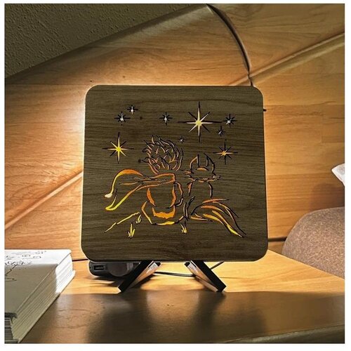  Li-Go 5788/DUB2 - LED stona dekoracija LED/12W/230V 19x19 cm hrast/Mali princ Cene