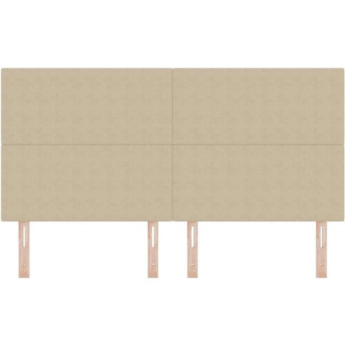  LED glava kreveta S LED lampica Siva zelena 180 cm Poliester Slike
