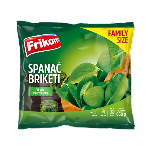 Frikom spanać u briketima 650g Cene