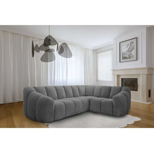 Miuform Siva kutna garnitura (s desnim kutom/u obliku slova L) Shell &amp;ndash; Slike