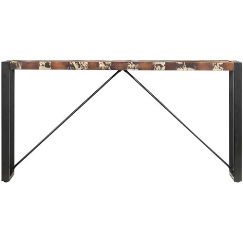  Konzolni stol 150 x 35 x 76 cm od masivnog obnovljenog drva - &amp;Scaron;areni 1 150 cm Slike