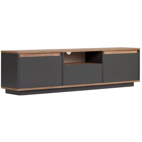Kalune Design Antracitno siva TV komoda 160x42x30 cm Sentinel &ndash; Cijene