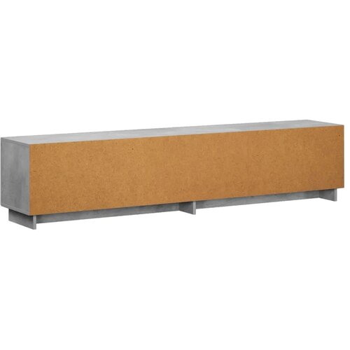  TV stalak 180 x 34 5 x 40 cm Betonska siva Konstruirano drvo - Betonska siva 179.5 x 34.5 x 40 cm Slike