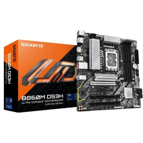 Gigabyte MB B860 DS3H LGA1851;4xDDR5; 2xM.2; 4xSATA 8xUSB; 1xHDMI, 2xDP; USB Type-C, mATX; Cijene