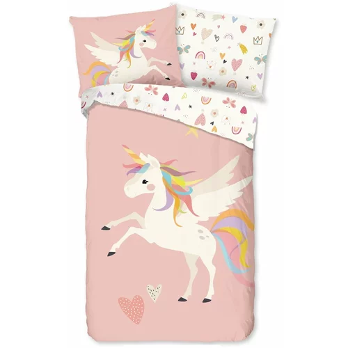 Le Bonom Otroška bombažna posteljnina Unicorn, 140 x 200 cm
