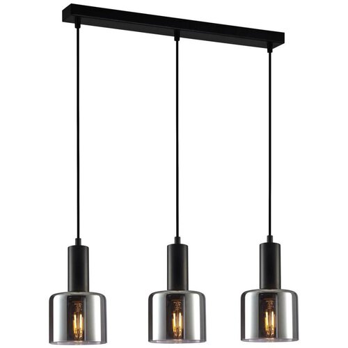  ITALUX PND-65342-3-BK+SG - Luster na sajli SANTIA 3xE27/40W/230V crna Cene