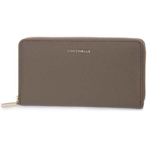 Coccinelle Denarnice N59 METALLIC SOFT Bež Cene