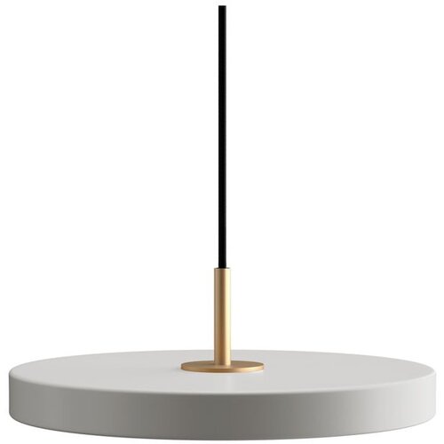UMAGE Svetlo siva kovinska LED zatemnitvena viseča svetilka s kovinskim senčilom &amp;oslash; 31 cm Asteria Plus &amp;ndash; Slike