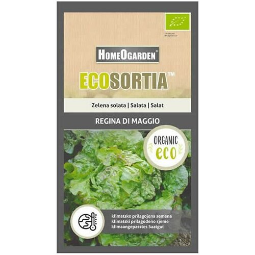 HOMEOGARDEN Sjeme povrća Ecosortia salata-svibanjska kraljica (Botanički opis: Lactuca sativa L.) Slike