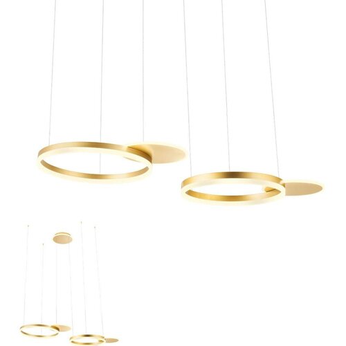  Redo 01-2606 - LED prigušiva luster na sajli SIGUA LED/99W/230V 3000K zlatna Cene