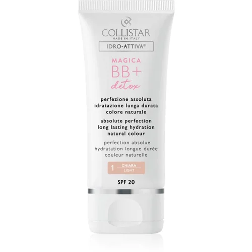 Collistar Idro-Attiva Magica BB + Detox SPF20 hidratantna BB krema 50 ml nijansa 1 Light